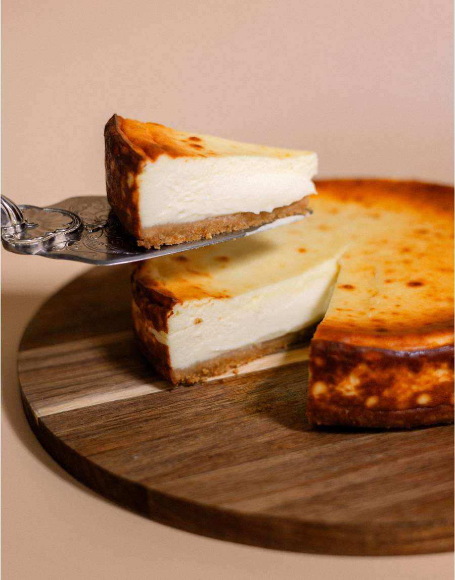 Tarta de queso y chocolate blanco